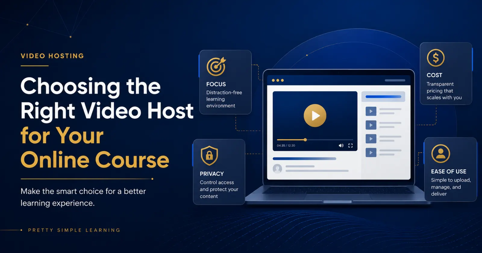 Choose The Right Video Host for Your Online Course